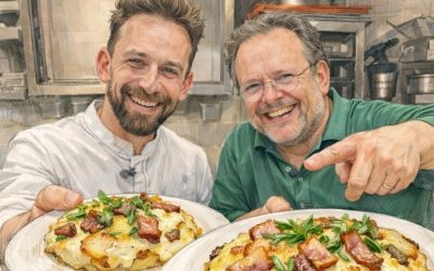 J&rsquo;ai préparé une tartiflette avec Thibaut Spiwack pour l&rsquo;émission « Qu&rsquo;est-ce que tu food » sur 20 Minutes TV