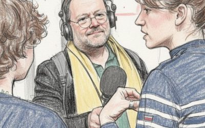 Mon tout premier reportage « tout sonore » au Cent-Quatre avec deux comédiennes du Cours Florent